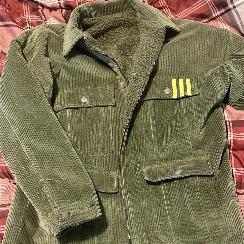 Oversized reversible Ivy Park Green Corduroy Jacket